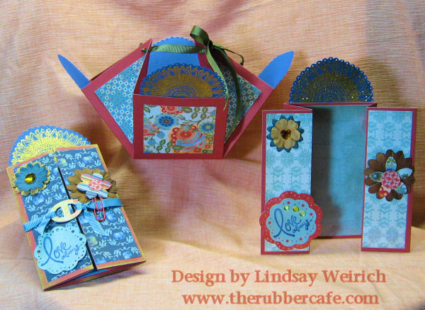 Stamps: TheRubber Cafe, Paper: Basic Grey, Cardstock: DCWV, Dew Droplets: Robin's Nest,Tool: Scor-Pal