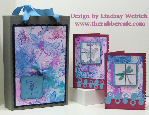 Stamps: The Rubber Cafe, Paper DCWV, Strathmore, Die Cuts: Cricut, Nestabilities
