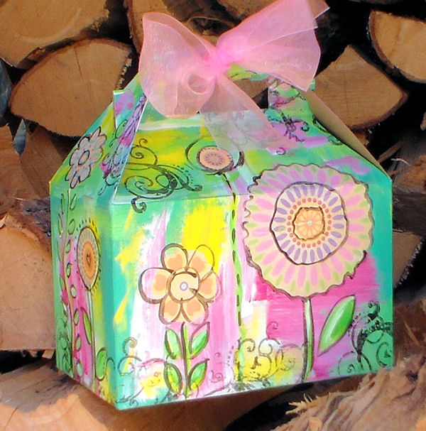 Download A Hand Painted Gift Box No Painting Experience Required The Frugal Crafter Blog