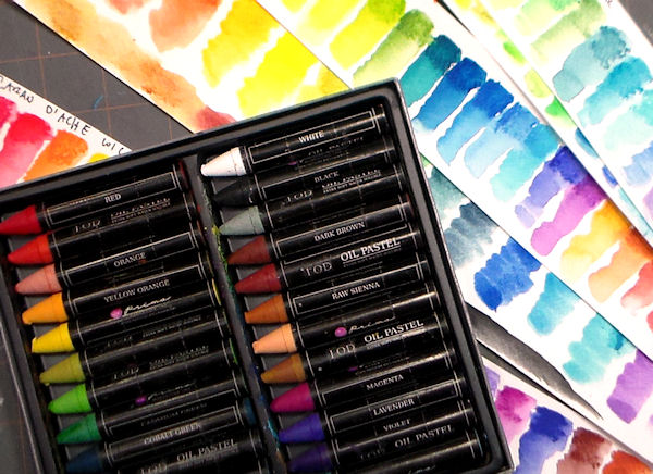 Review & Comparison of NEW Prima Oil Pastels! – The Frugal Crafter Blog