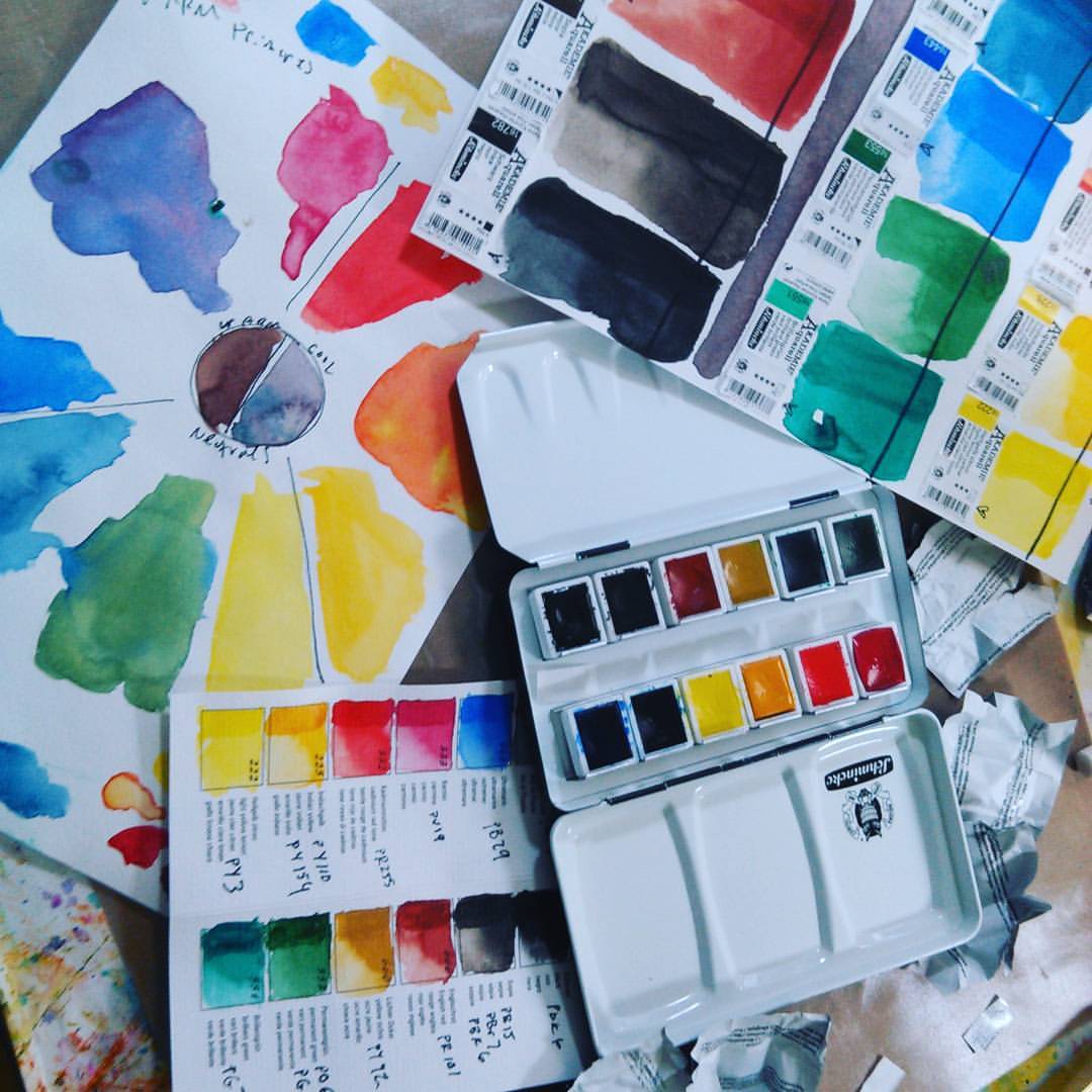 Schmincke Akademie Watercolor Review – The Frugal Crafter Blog