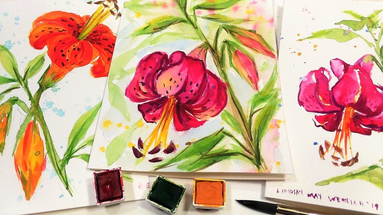 How to Paint Loose Watercolor Flowers for Beginners
