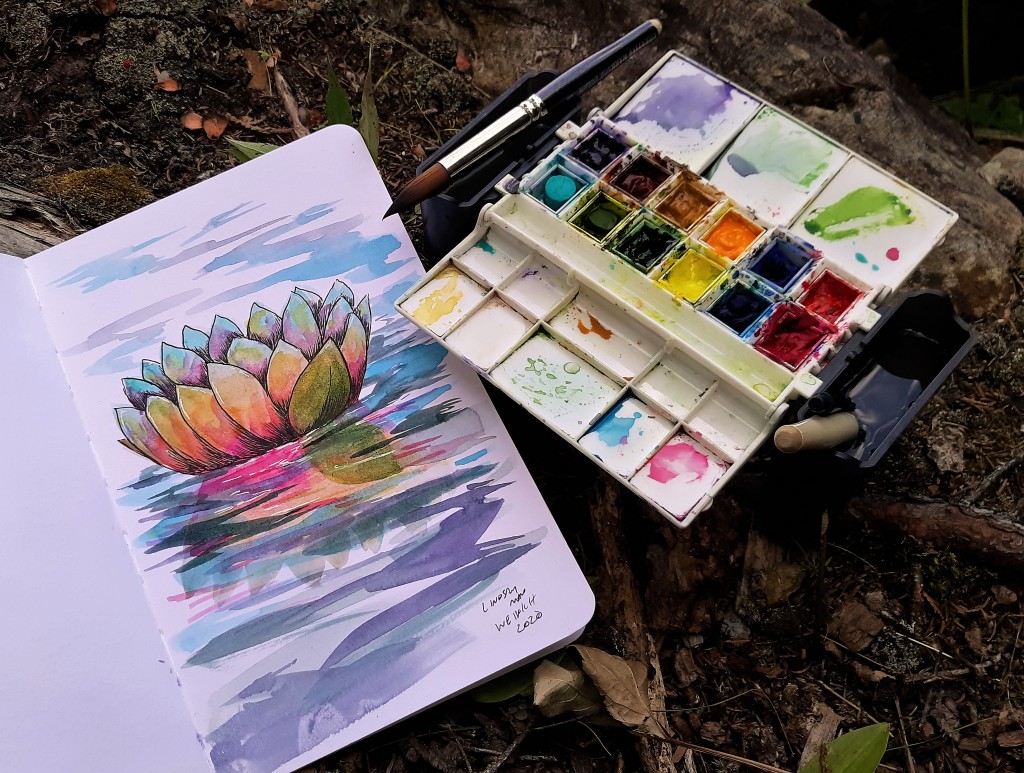 Review of Arrtx Jelly Cup Style Gouache – The Frugal Crafter Blog