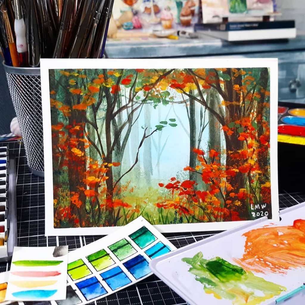 EASY DIY Watercolor Card – Budget Friendly Paints! – K Werner Design Blog