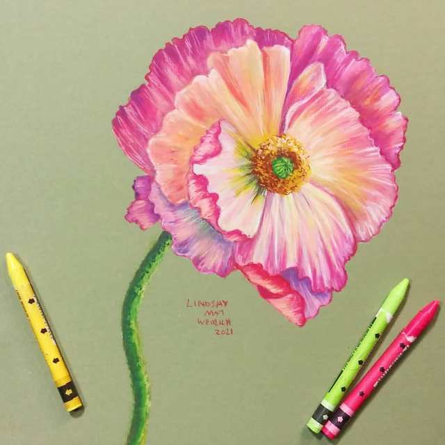 Easy-Peasy Watercolor Pencil Project: Carnations! – The Frugal Crafter Blog