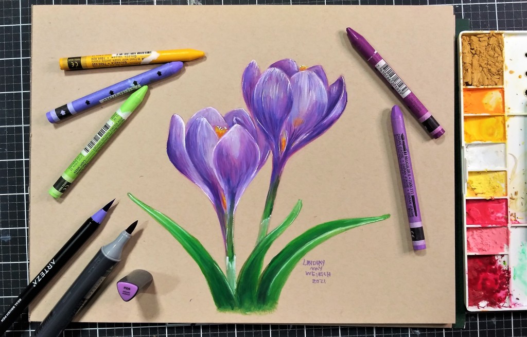 Mel Stampz: Tips for using Watercolour pencil Crayons