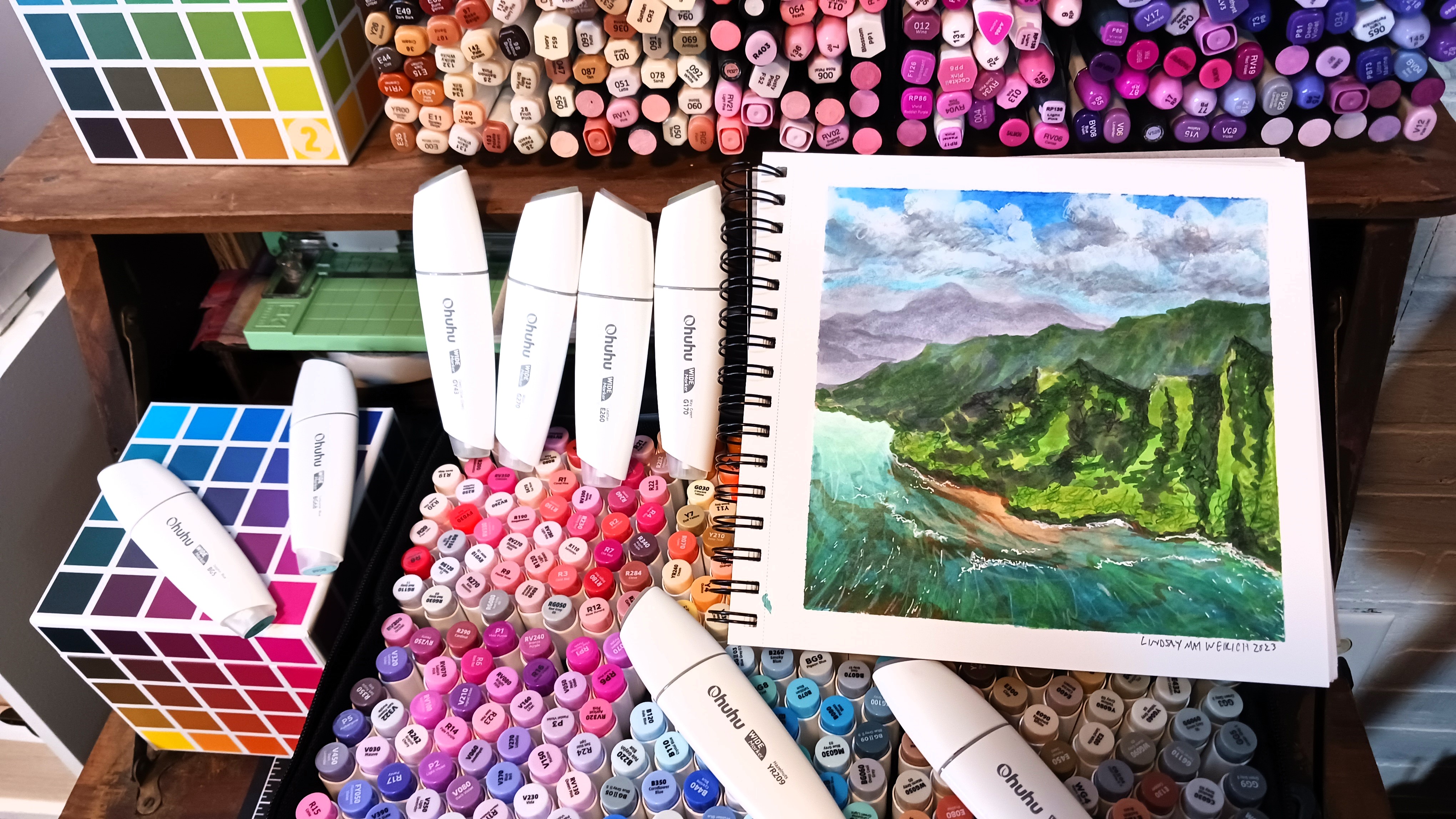 Learn Alcohol Marker Landscape Techniques! Live at 1pm ET today (Replay  will be available after) – The Frugal Crafter Blog