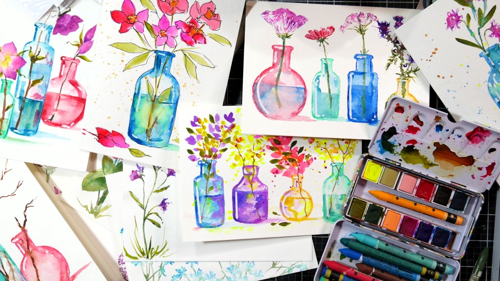 5 Creative Ways to Use Watercolors - Left Brain Craft Brain